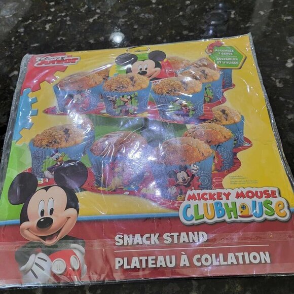 NIB Mickey Mouse Clubhouse Disposable Cupcake Snack Stand - Picture 1 of 3